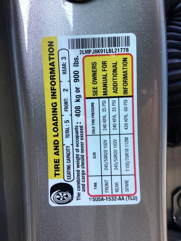 Used 2020 Lincoln Nautilus Reserve w/ Cargo Utility Package image 72