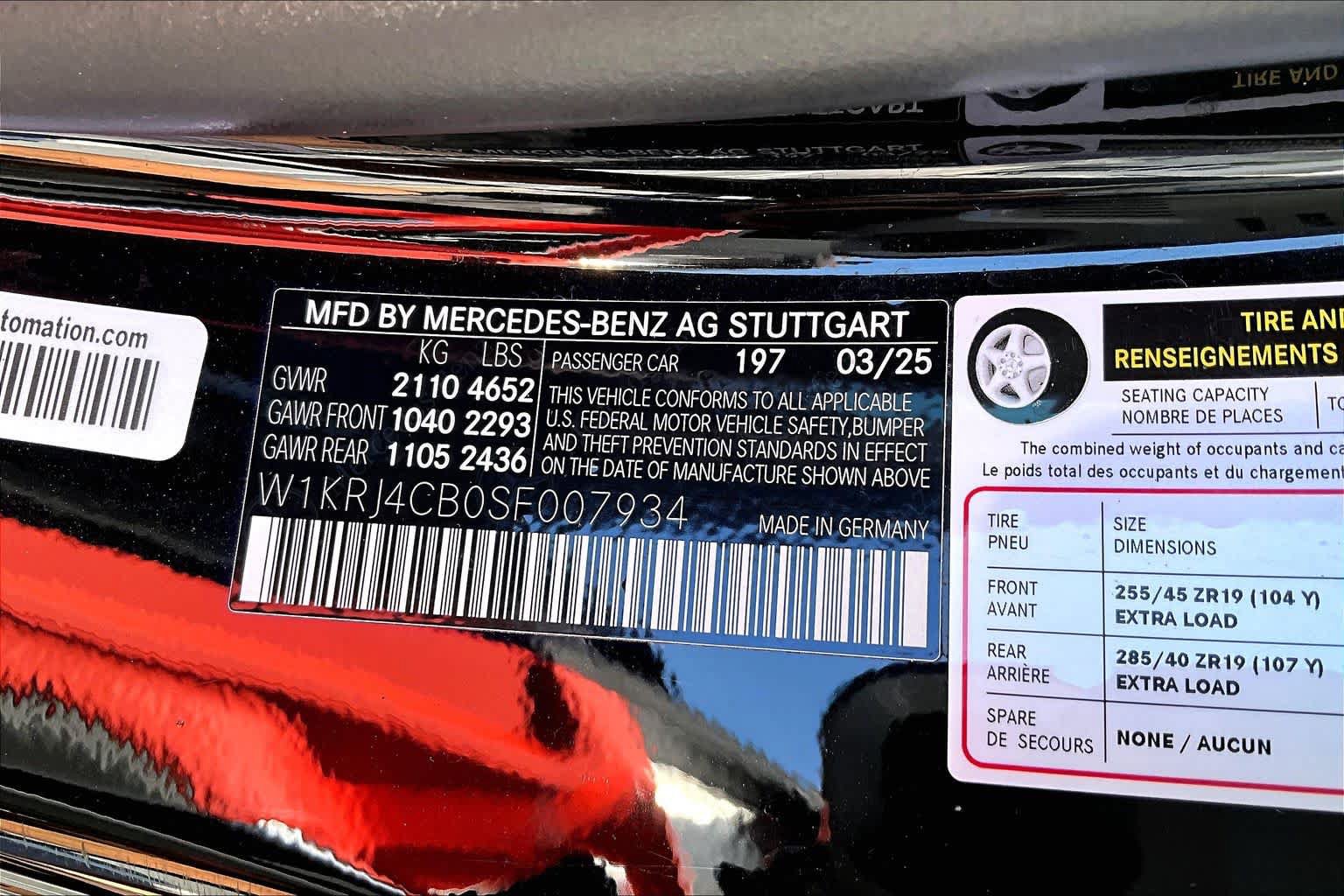 Certified 2025 Mercedes-Benz AMG GT 43 image 59