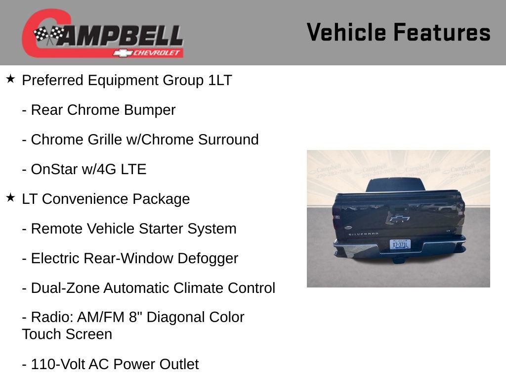 Used 2015 Chevrolet Silverado 1500 LT w/ LT Convenience Package AWD/4WD image 21
