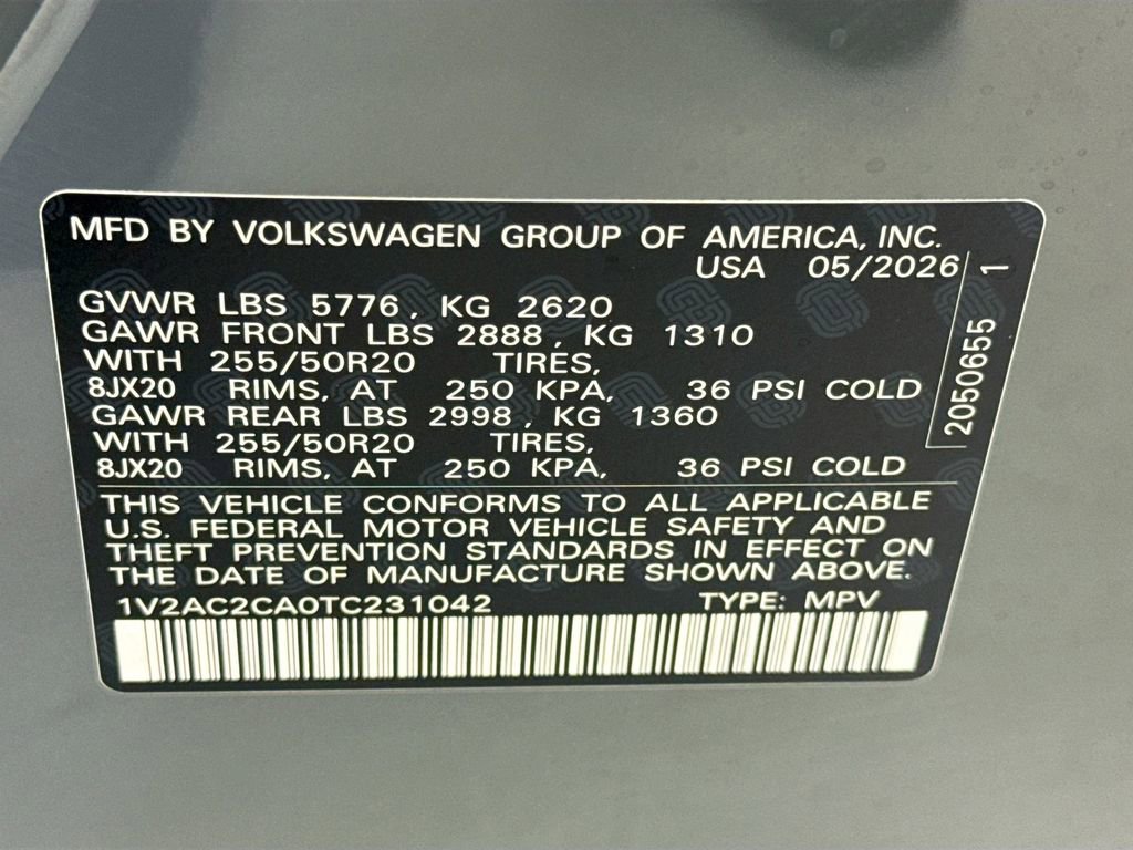 New 2026 Volkswagen Atlas Cross Sport SEL R-Line AWD/4WD image 34