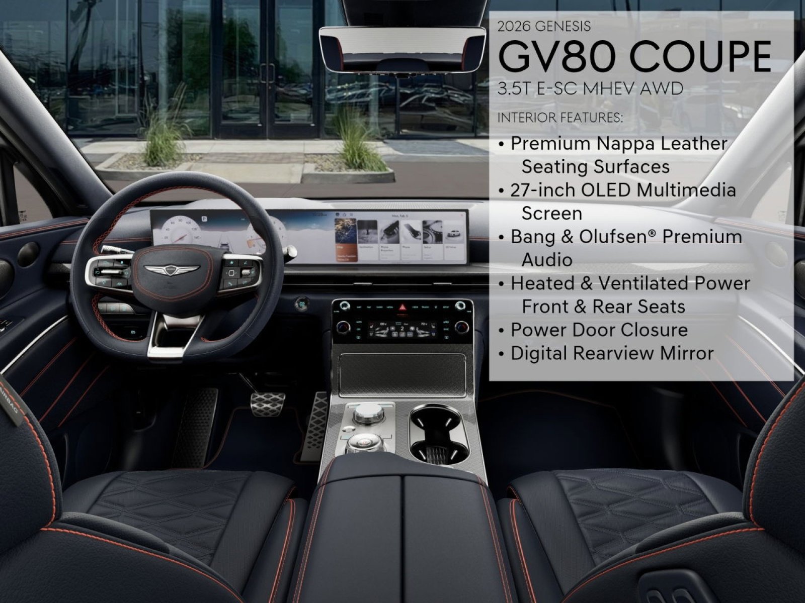 New 2026 Genesis GV80 3.5T e-SC image 15