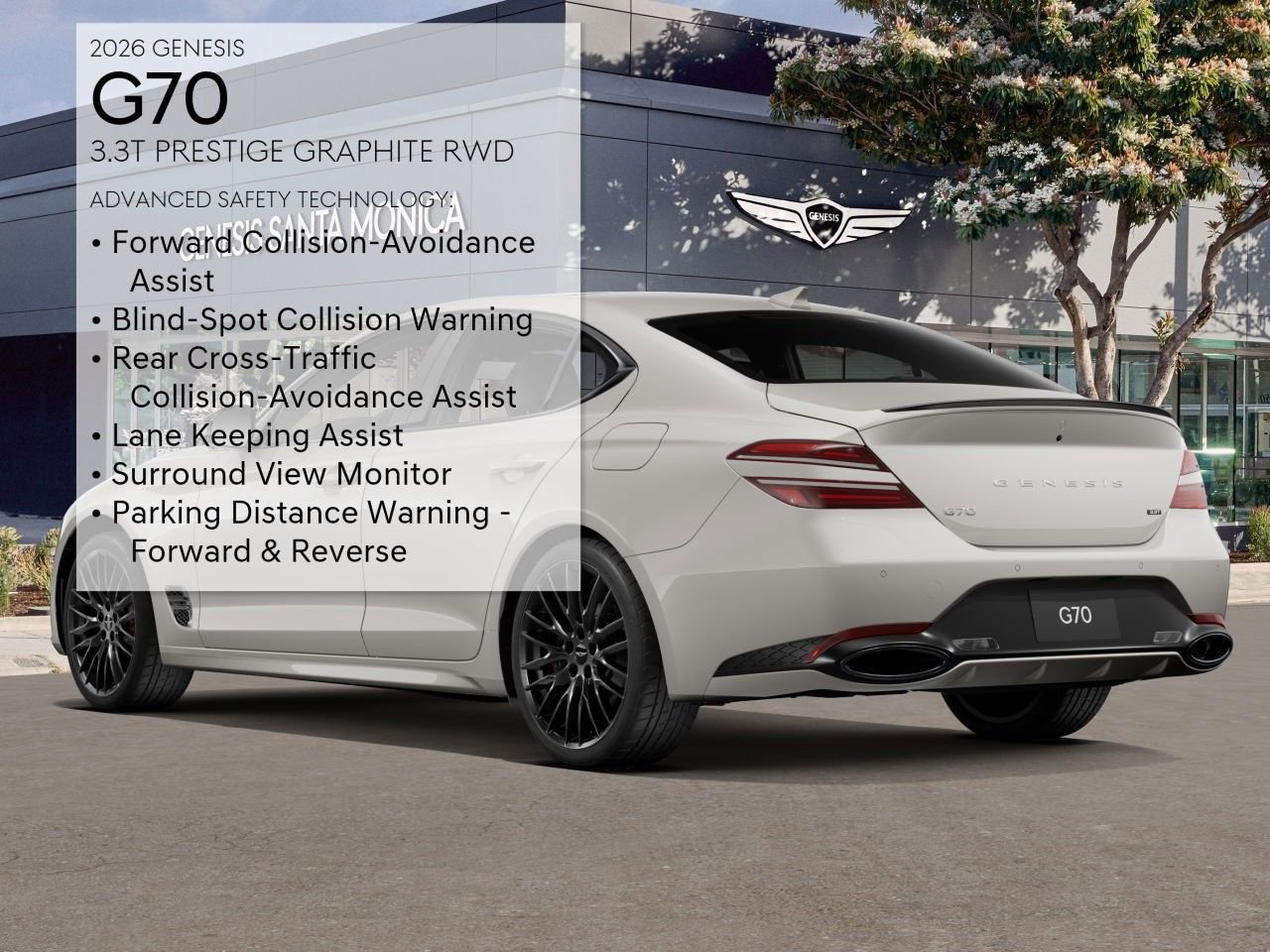 New 2026 Genesis G70 3.3T Prestige image 8