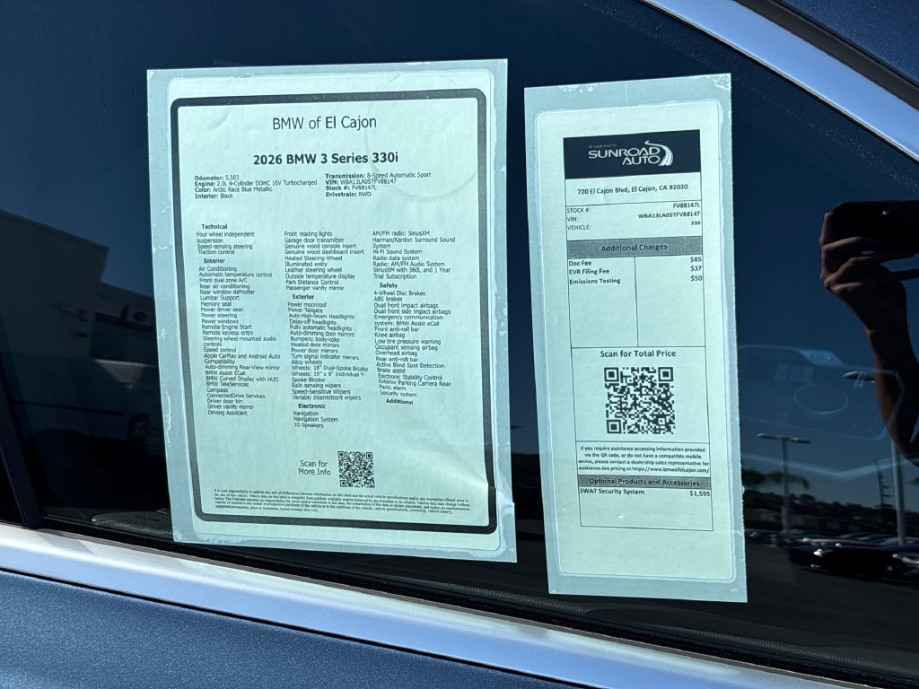 Used 2026 BMW 330i Sedan w/ Premium Package RWD image 12