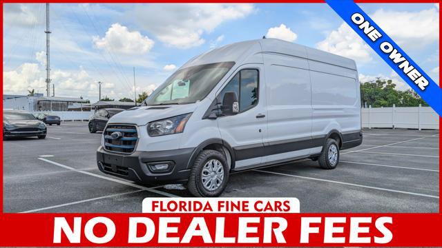 Used 2023 Ford E-Transit 148 High Roof Extended w/ Load Area Protection Package RWD image 1