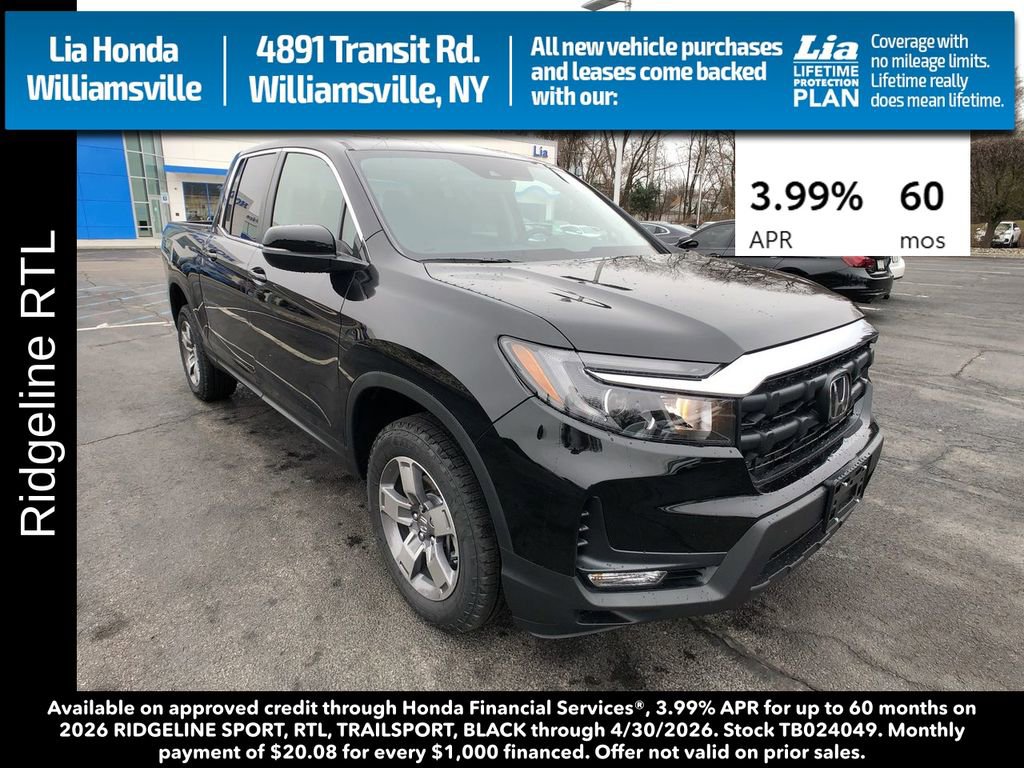 New 2026 Honda Ridgeline RTL image 1