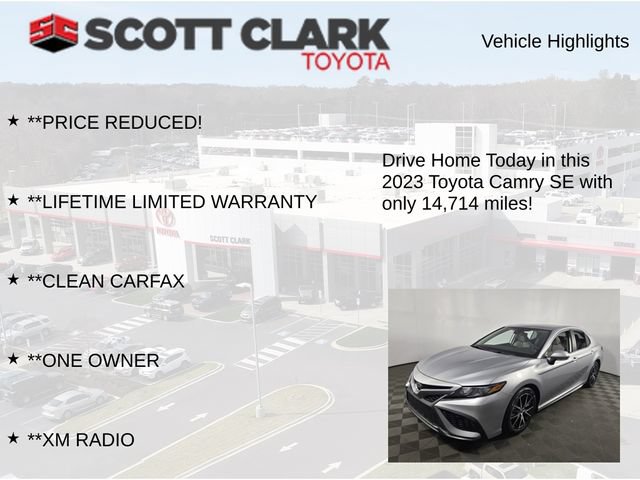 Used 2023 Toyota Camry SE AWD/4WD image 12