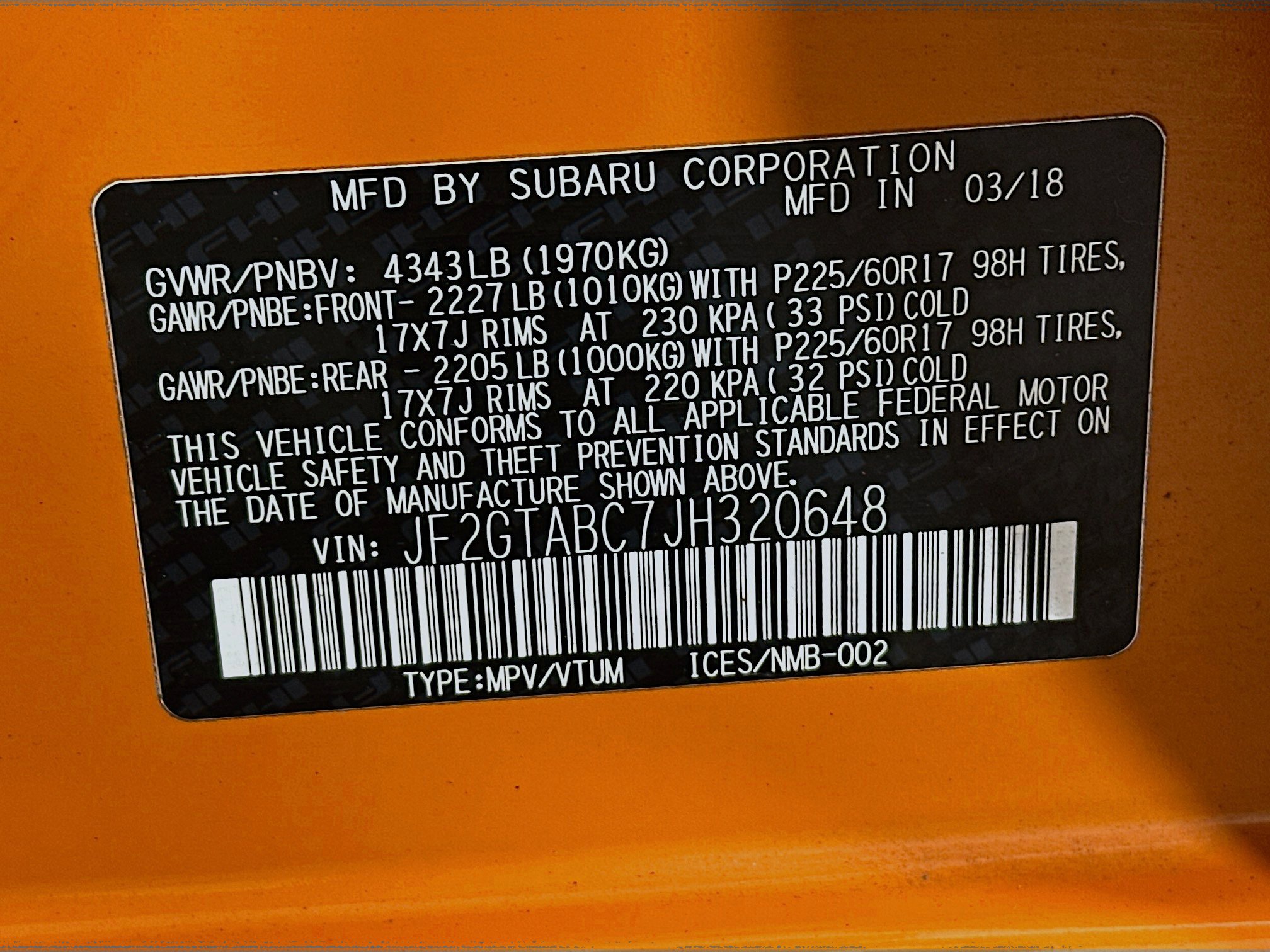 Used 2018 Subaru Crosstrek 2.0i Premium w/ Popular Package #2 image 12