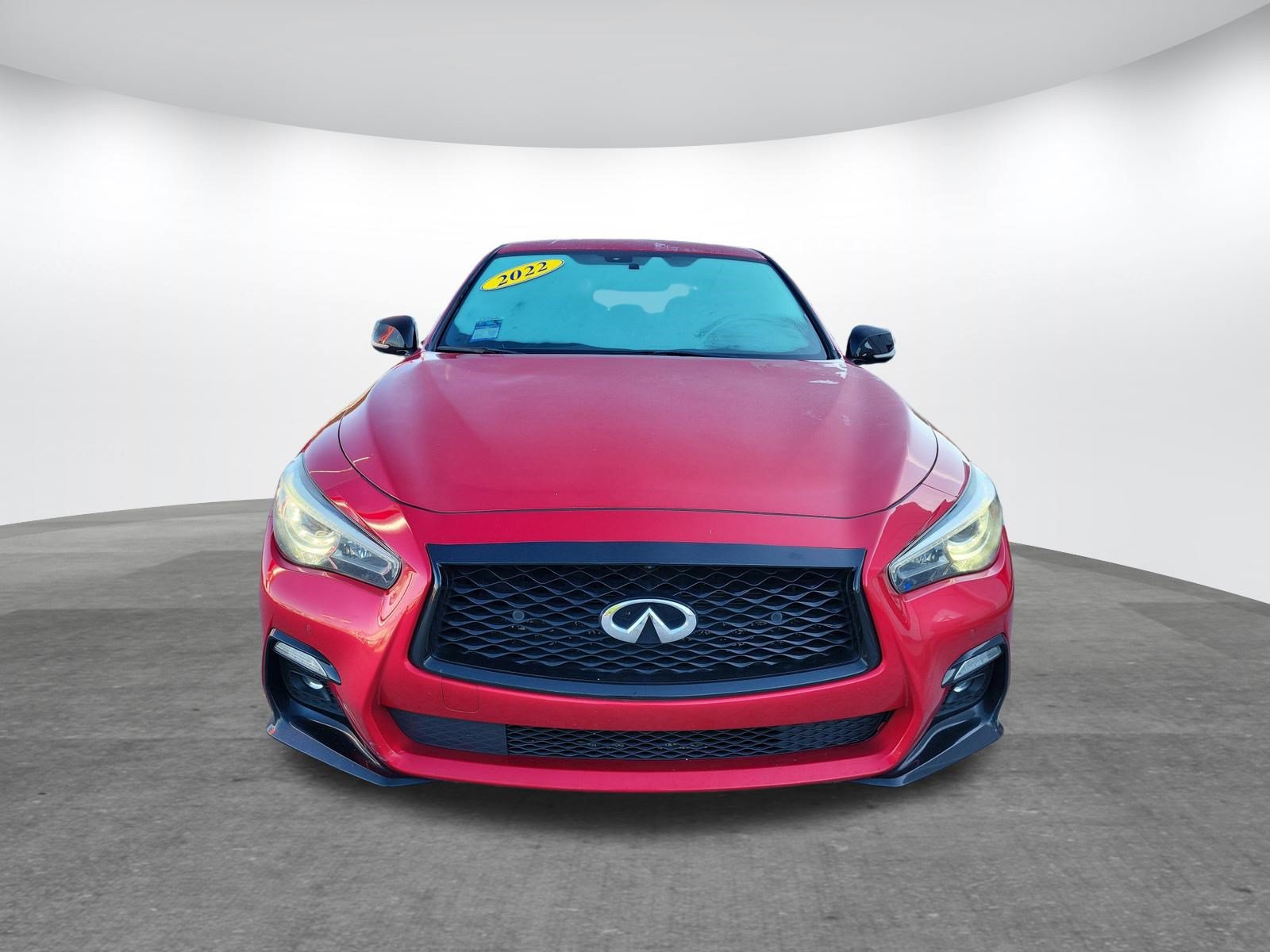 Used 2022 INFINITI Q50 Red Sport 400 w/ Cargo Package RWD video 2