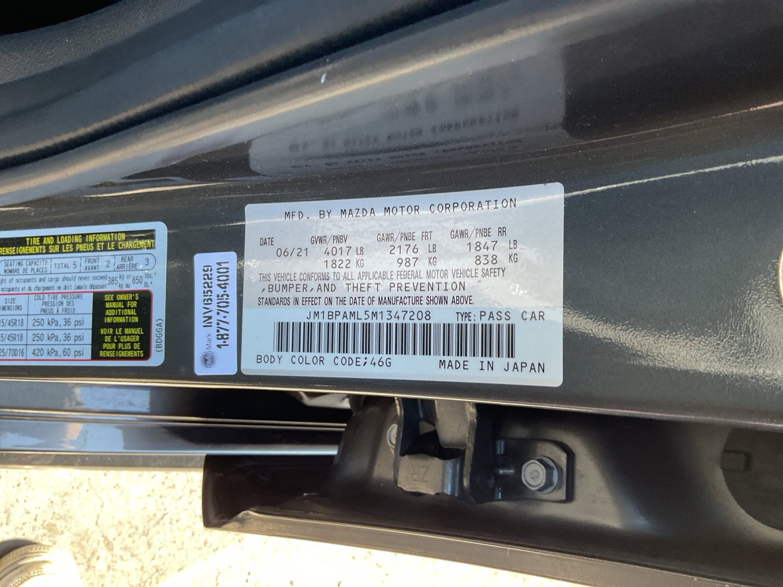 Used 2021 MAZDA MAZDA3 s FWD image 27