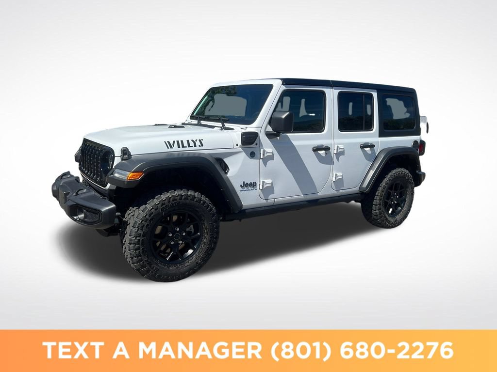 Used 2025 Jeep Wrangler Unlimited Sport S 4xe AWD/4WD image 1