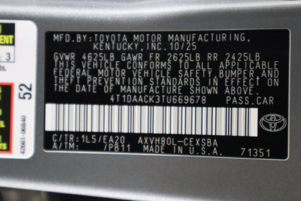 Used 2026 Toyota Camry SE w/ Convenience Package FWD image 38