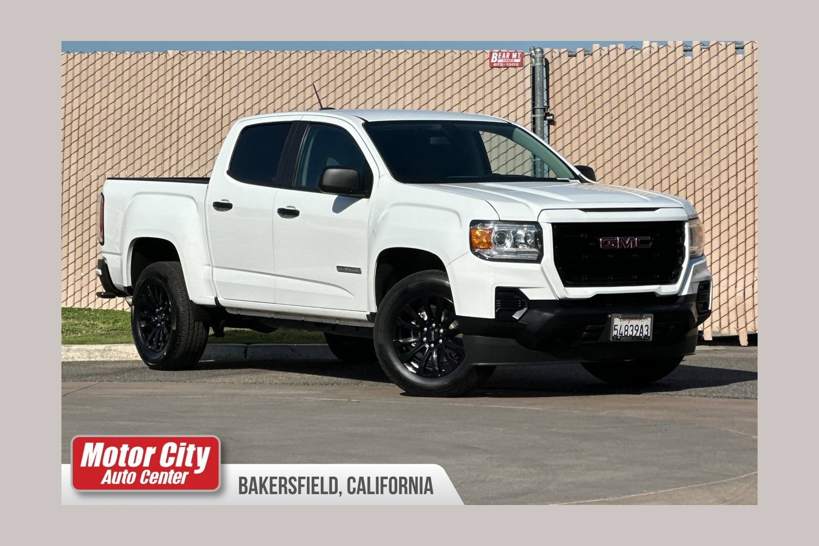 Certified 2021 GMC Canyon Elevation Standard w/ Convenience Package