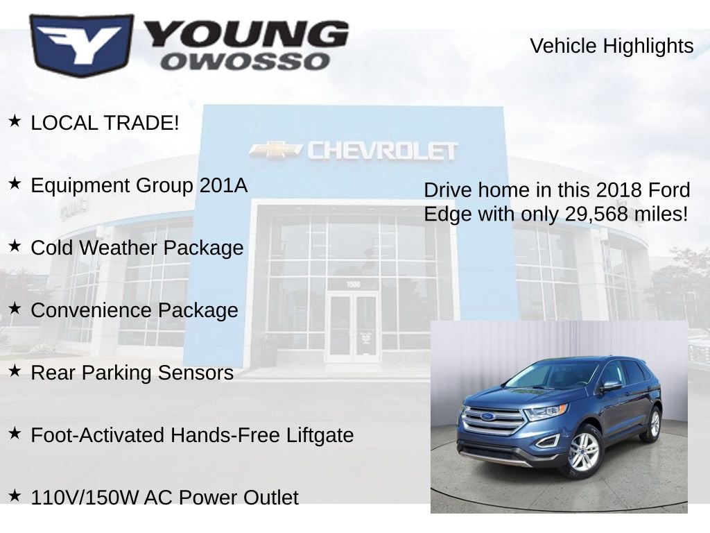 Used 2018 Ford Edge SEL w/ Equipment Group 201A AWD/4WD image 8