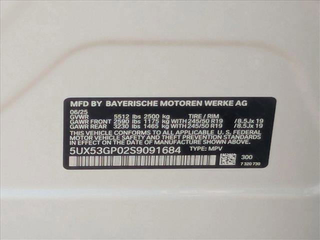 Used 2025 BMW X3 xDrive30i w/ Convenience Package AWD/4WD image 19
