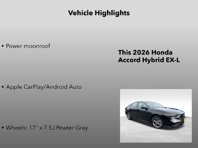 New 2026 Honda Accord EX-L image 5