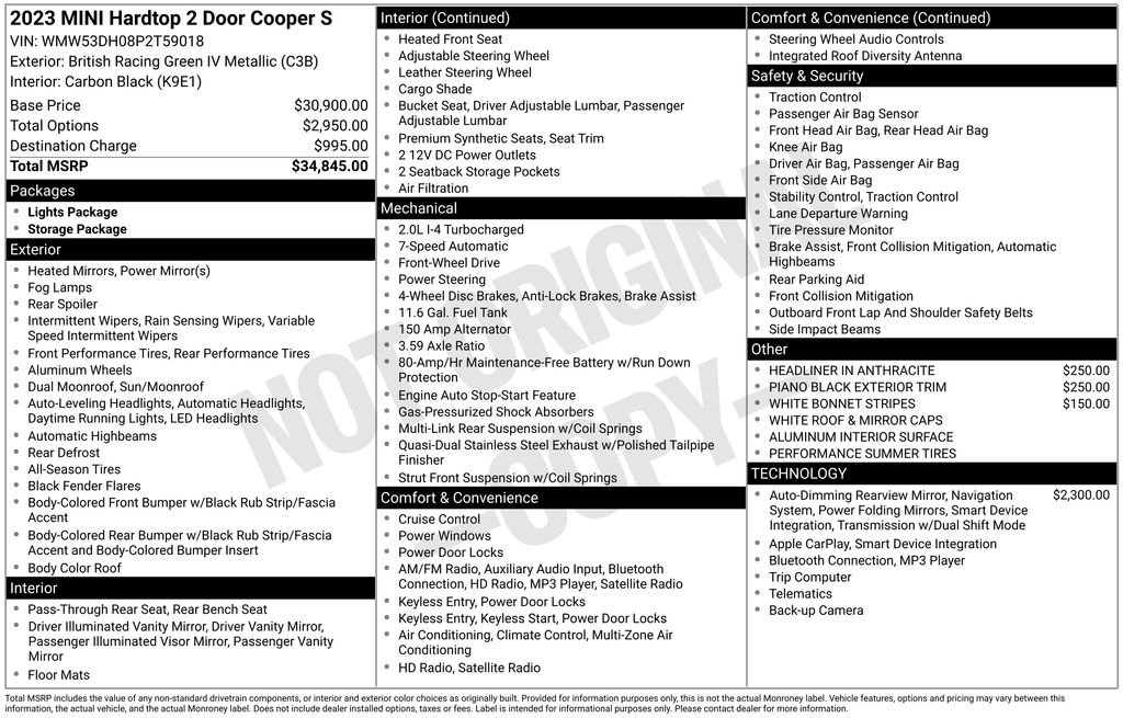Used 2023 MINI Cooper S image 9