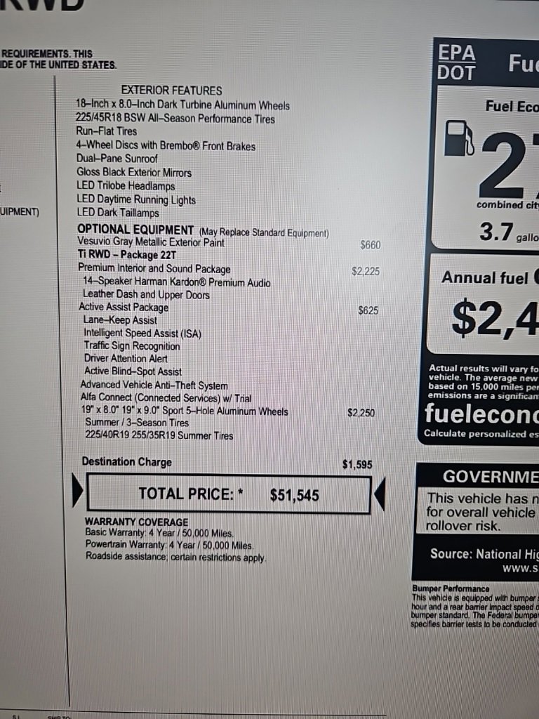 Used 2024 Alfa Romeo Giulia Ti image 46