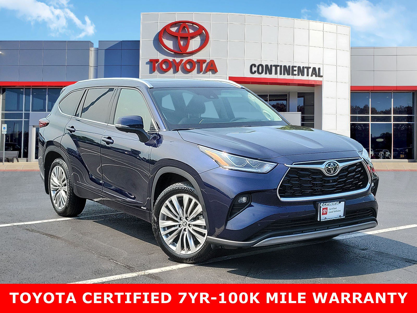 Certified 2025 Toyota Highlander Platinum