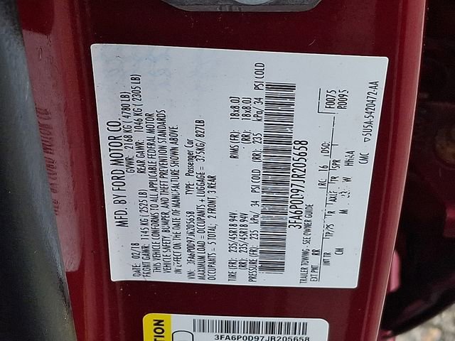 Used 2018 Ford Fusion Titanium AWD/4WD image 27