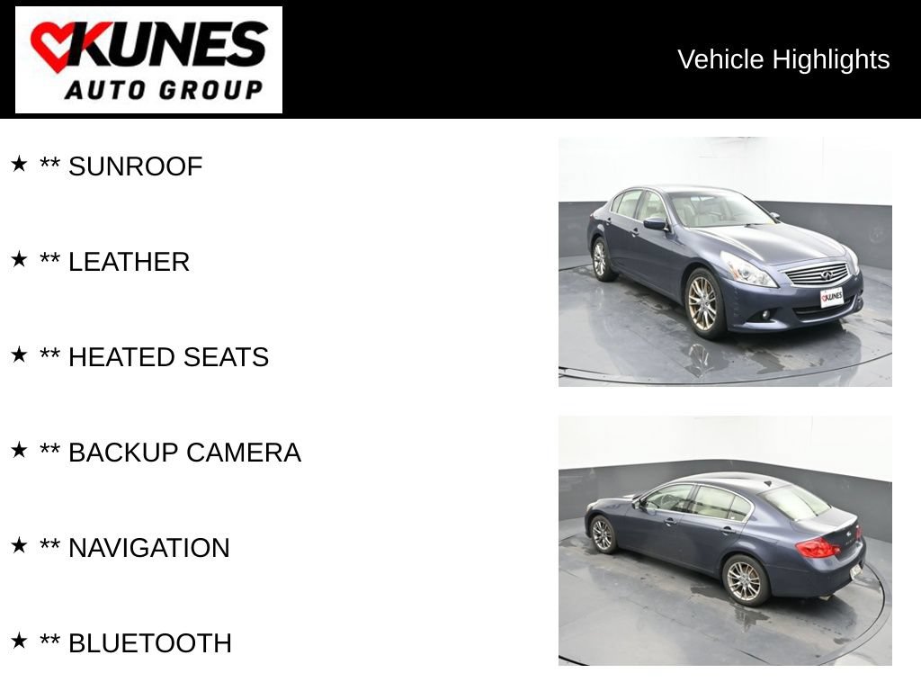 Used 2012 INFINITI G37 x Sedan w/ Premium Pkg AWD/4WD video 2