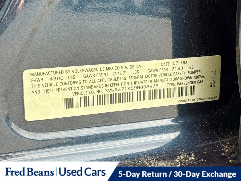 Used 2009 Volkswagen Jetta SE FWD image 31