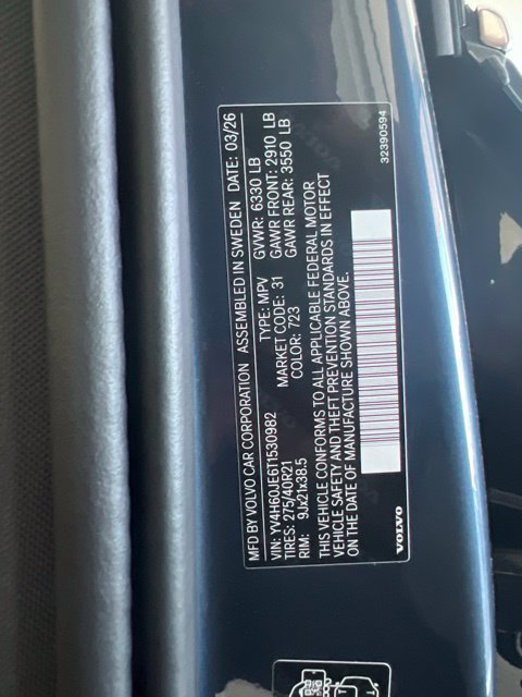New 2026 Volvo XC90 T8 Plus w/ Protection Package AWD/4WD image 35