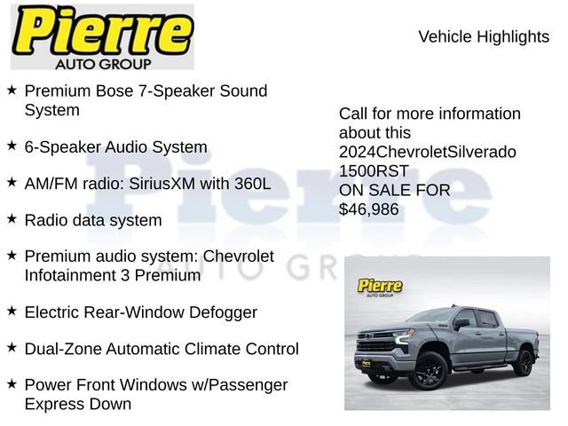 Used 2024 Chevrolet Silverado 1500 RST w/ True North Edition Plus AWD/4WD image 22