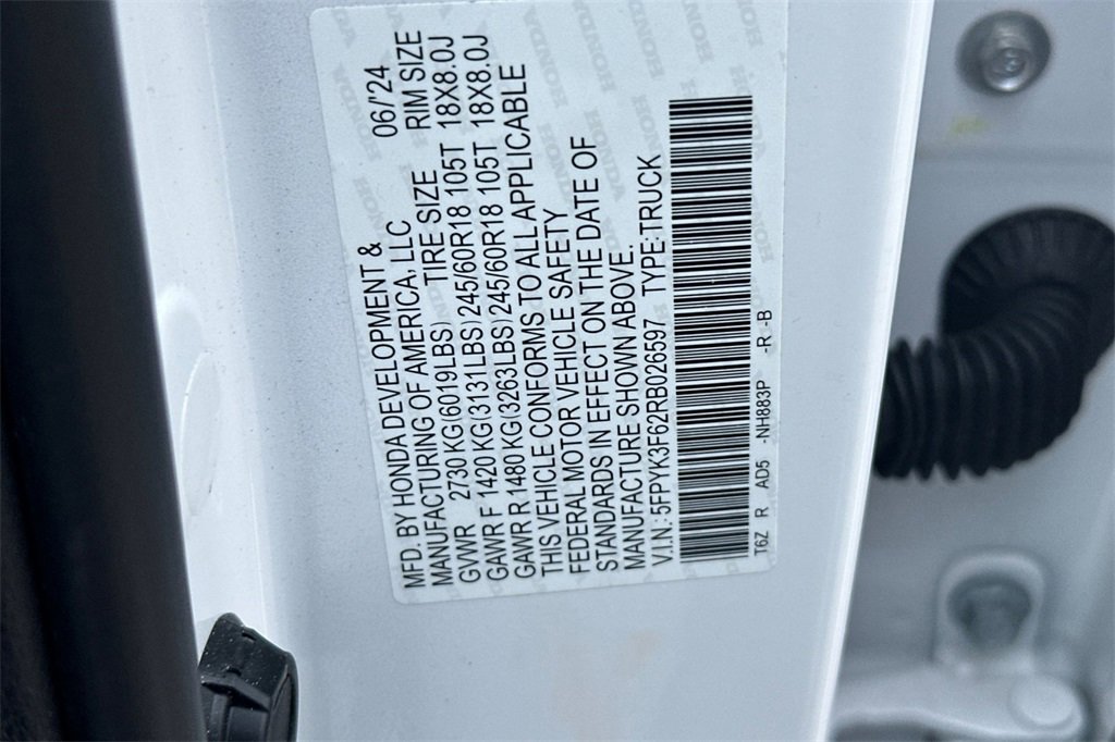 Used 2024 Honda Ridgeline TrailSport image 27