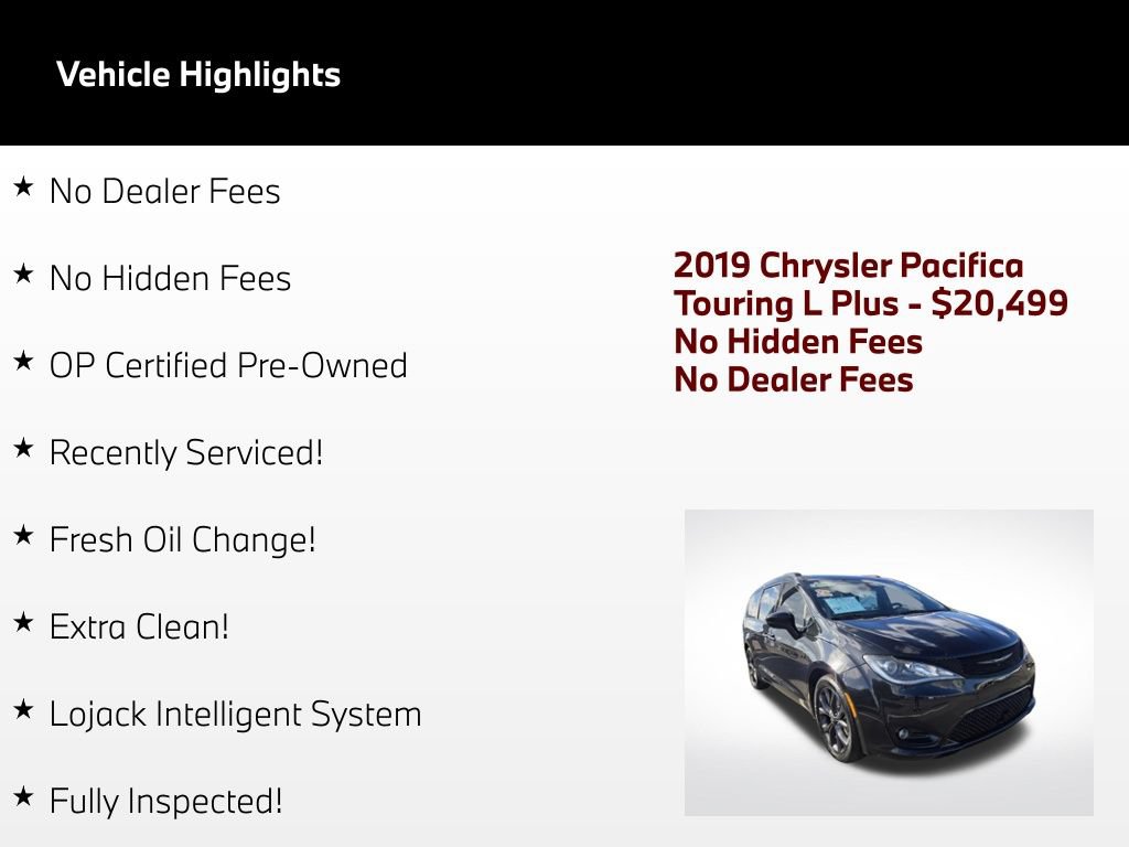 Used 2019 Chrysler Pacifica Touring-L Plus w/ Advanced Safetytec Group FWD video 2