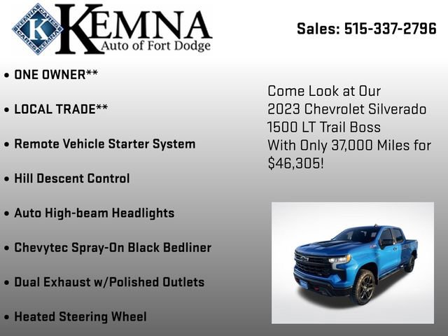 Used 2023 Chevrolet Silverado 1500 LT Trail Boss w/ Protection Package image 7