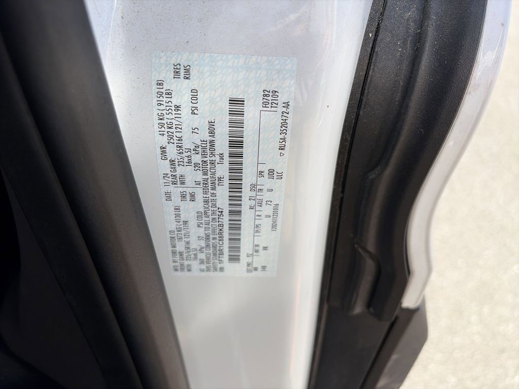 New 2024 Ford Transit 250 148 Medium Roof w/ Load Area Protection Package RWD image 35