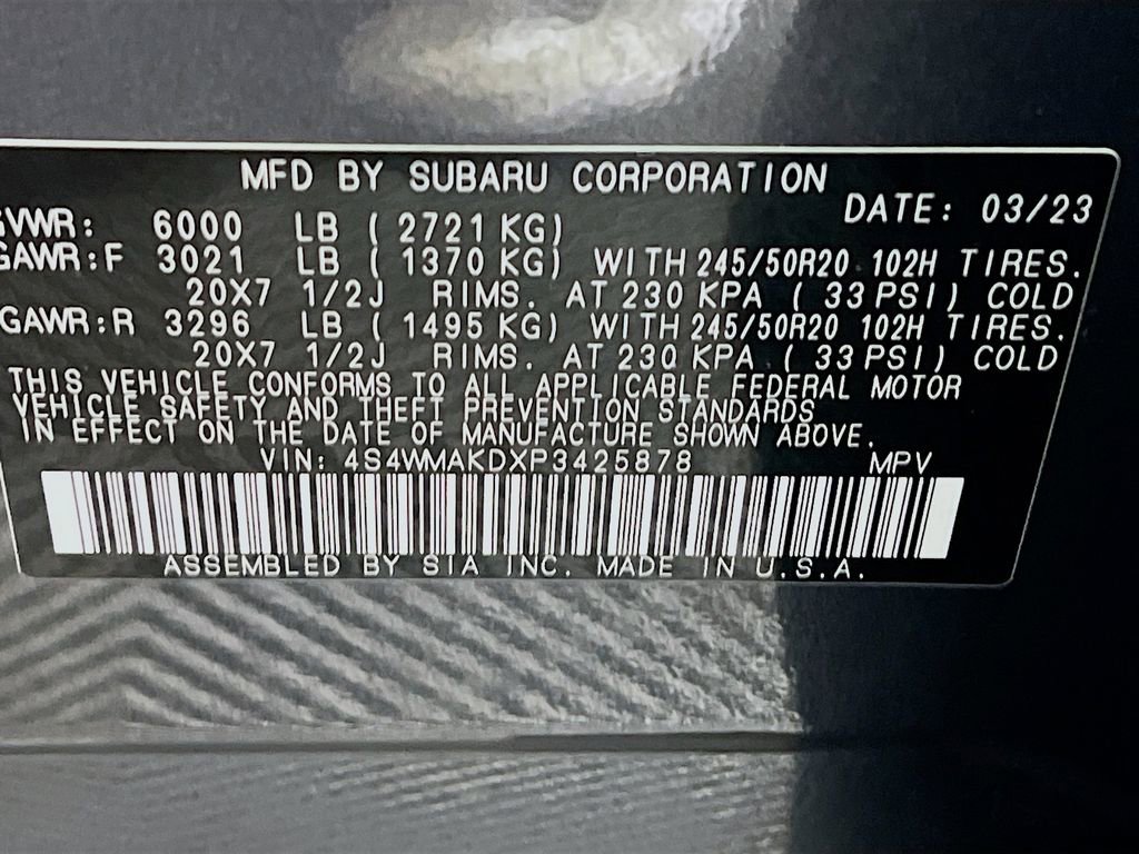 Used 2023 Subaru Ascent Onyx Edition Limited image 29