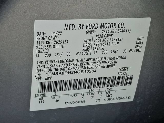 Used 2022 Ford Explorer XLT w/ Equipment Group 202A AWD/4WD image 28