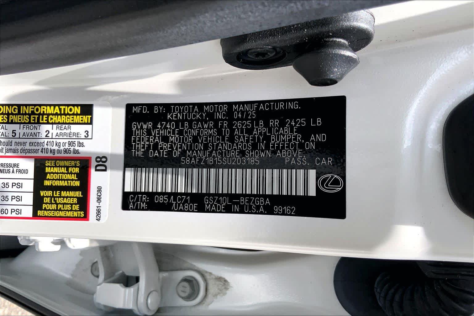 Used 2025 Lexus ES 350 Ultra Luxury FWD image 36