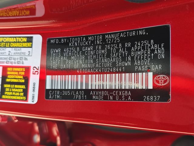 Used 2026 Toyota Camry XLE image 34