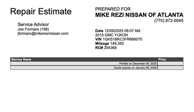 Used 2015 GMC Yukon SLT w/ HD Trailering Package image 4
