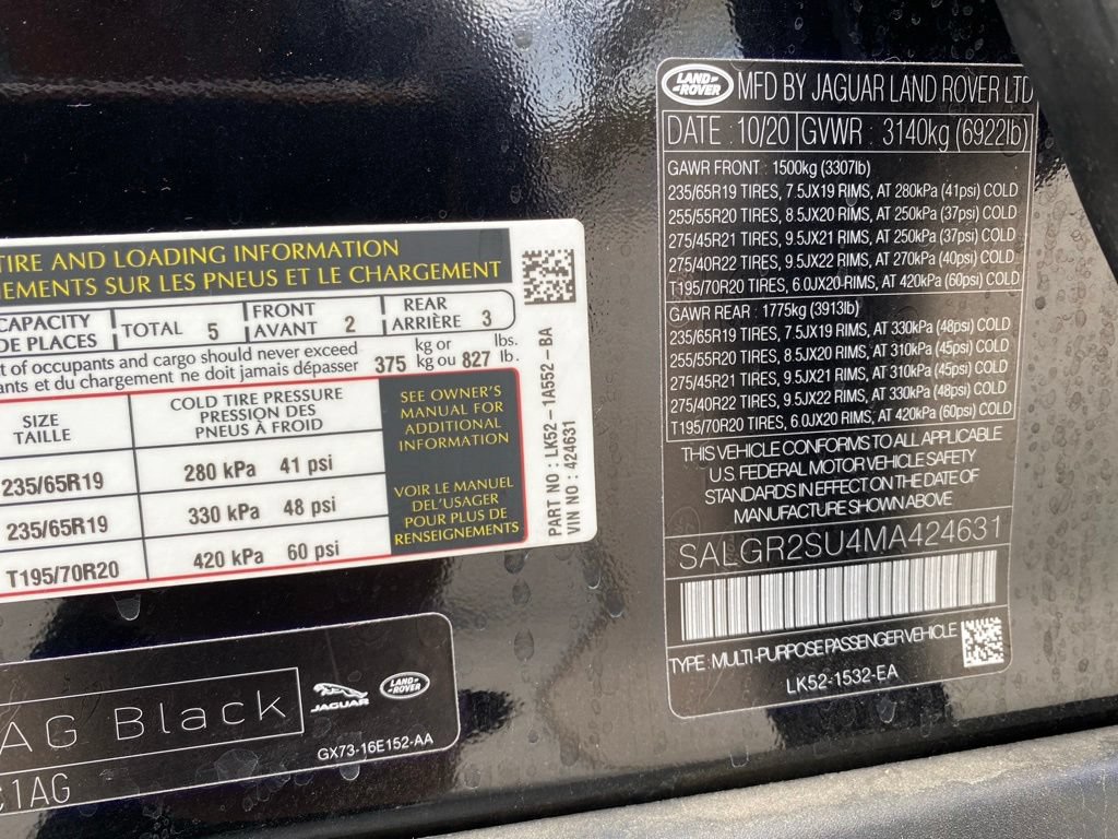 Used 2021 Land Rover Range Rover AWD/4WD image 25