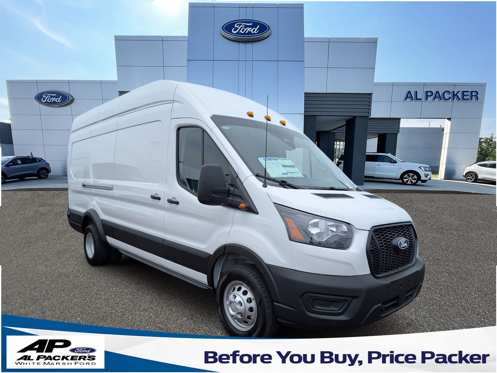 New 2026 Ford Transit 350 148 High Roof Extended DRW w/ Load Area Protection Package