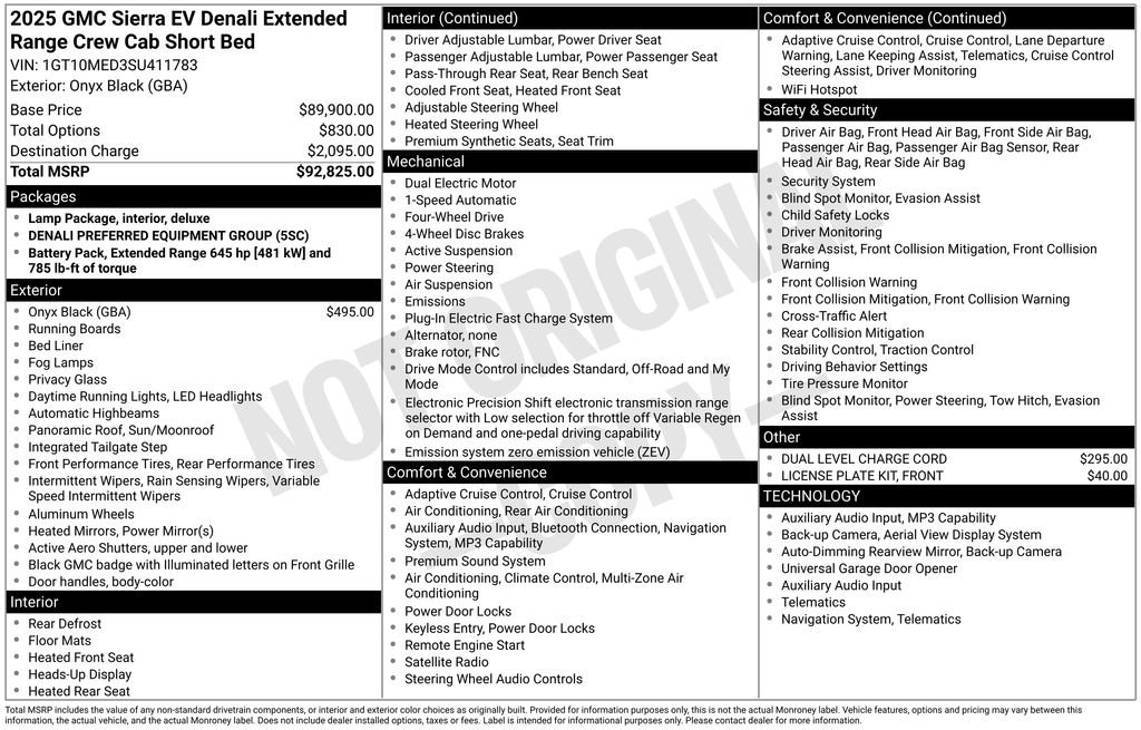 New 2025 GMC Sierra EV Denali AWD/4WD image 5