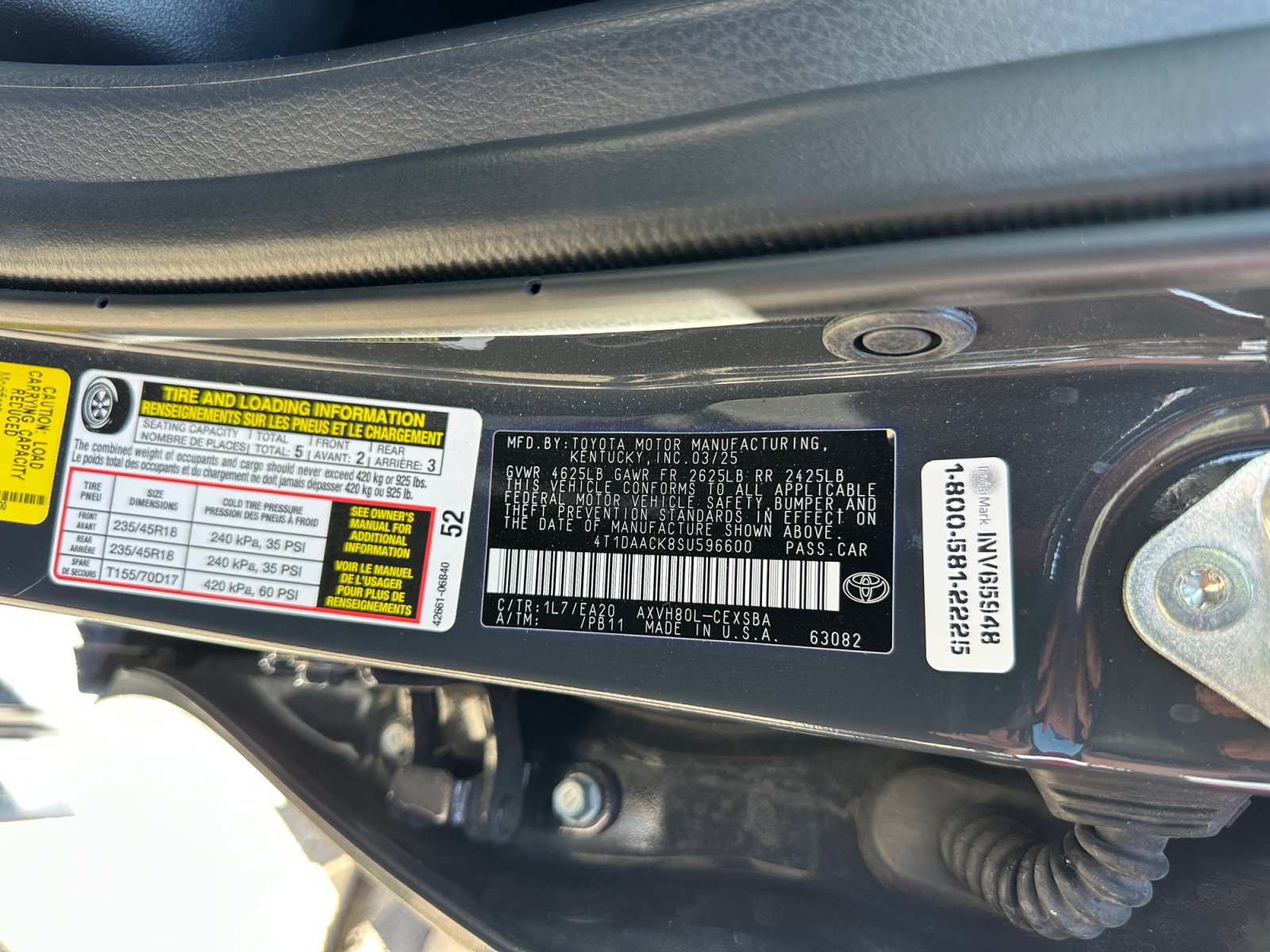 Used 2025 Toyota Camry SE w/ Convenience Package FWD image 28