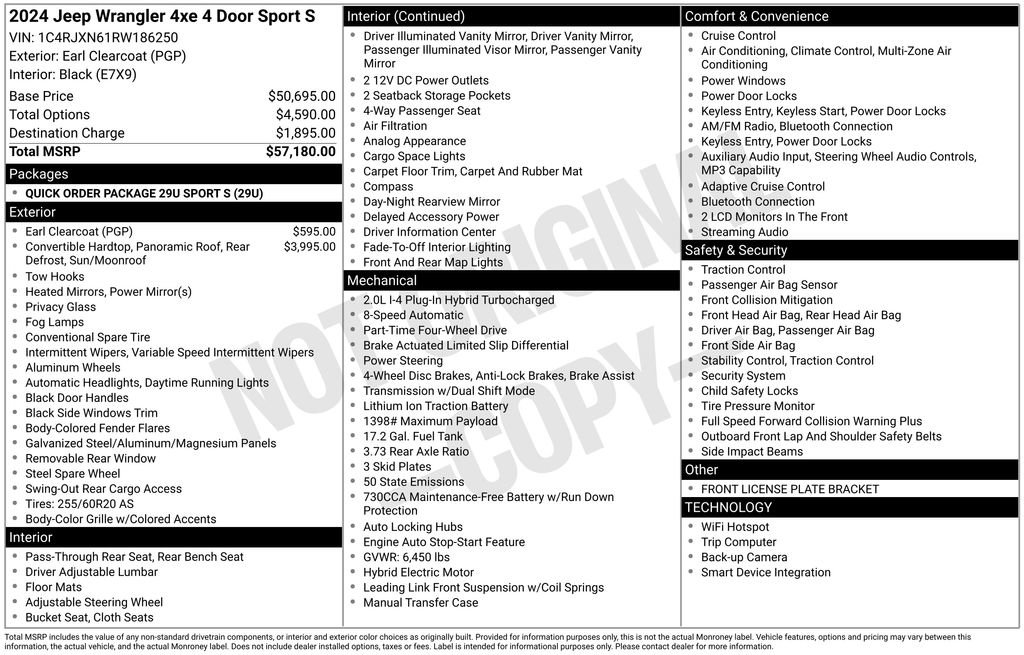 Used 2024 Jeep Wrangler Unlimited AWD/4WD image 30