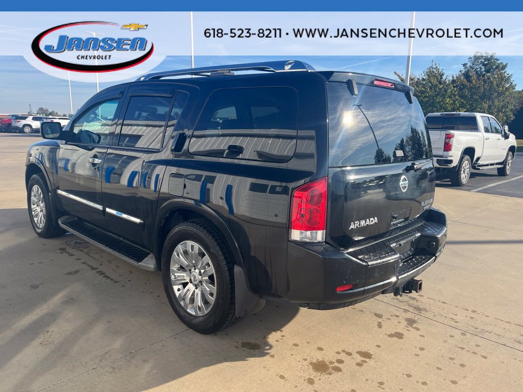 Used 2015 Nissan Armada Platinum w/ 2nd Row Captain Seat Package AWD/4WD image 4