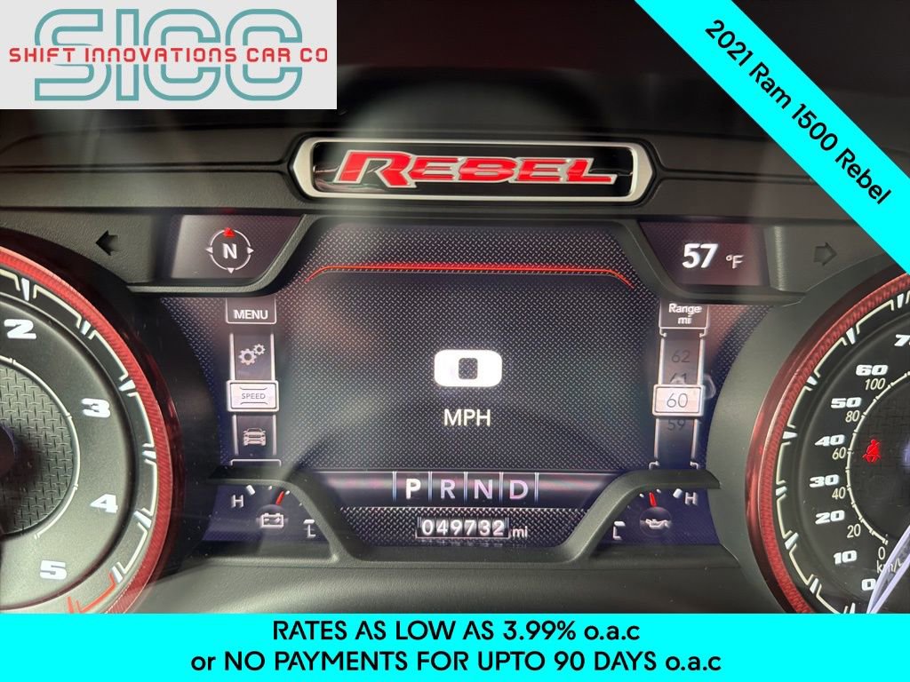 Used 2021 RAM 1500 Rebel w/ Leather & Sound Group AWD/4WD image 10