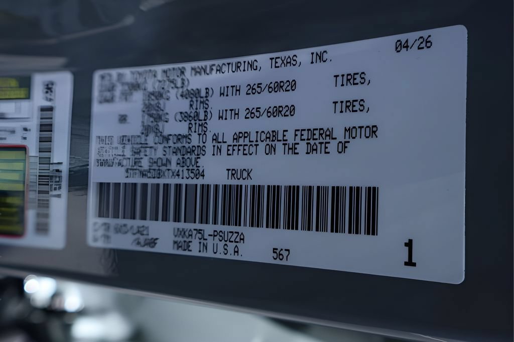 New 2026 Toyota Tundra Platinum AWD/4WD image 26