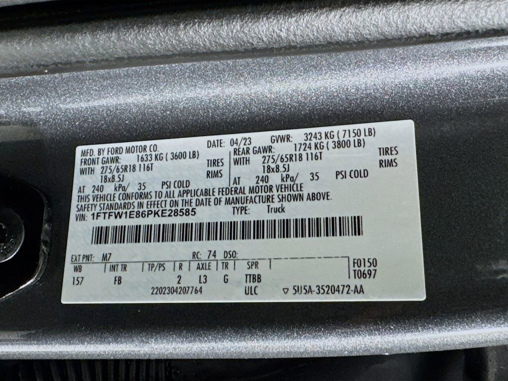 Used 2023 Ford F150 XLT w/ Equipment Group 302A High image 52