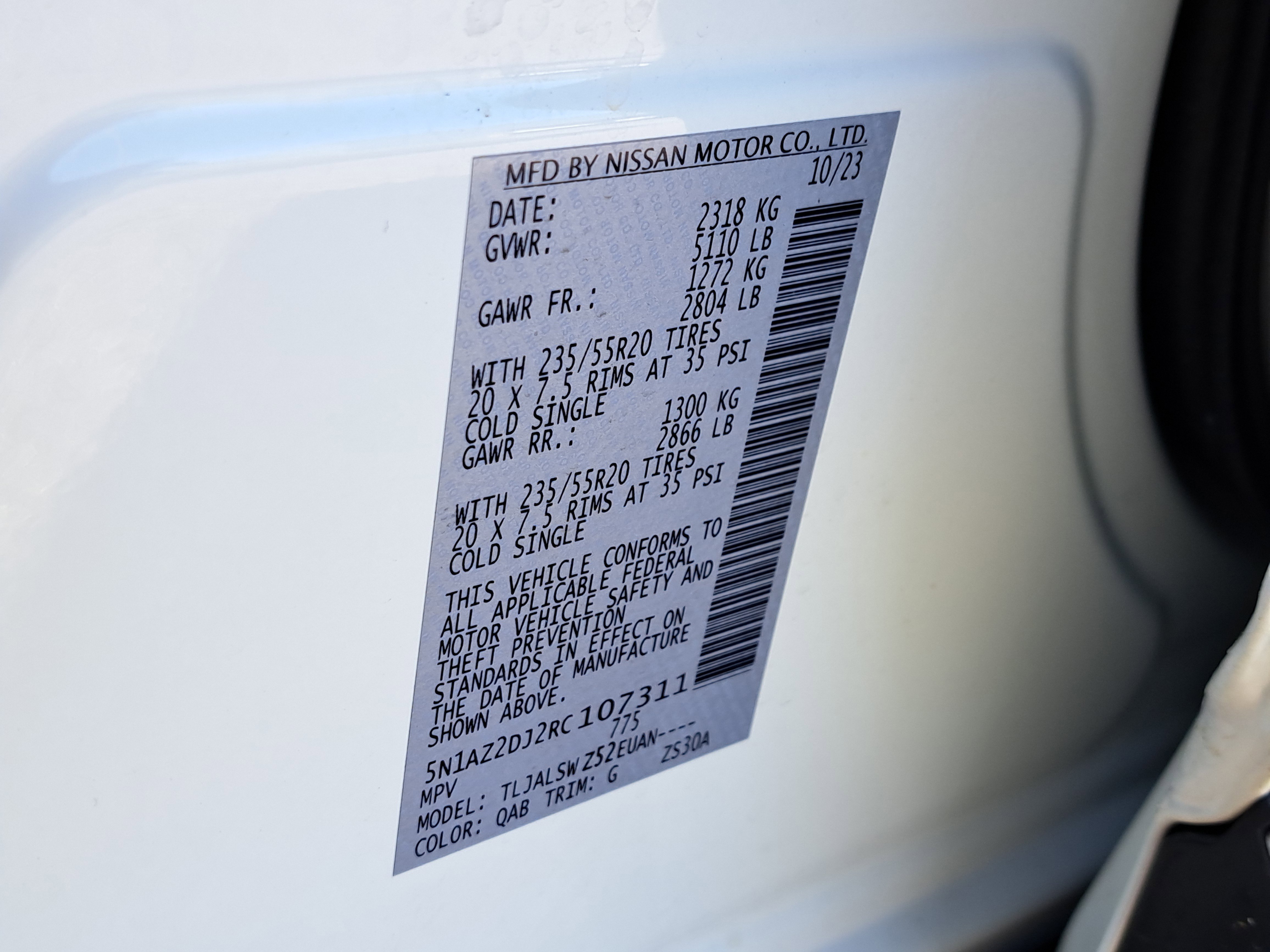 Certified 2024 Nissan Murano Platinum w/ Cargo Package image 32