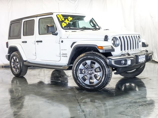 Used 2018 Jeep Wrangler Unlimited Sahara w/ LED Lighting Group AWD/4WD video 2