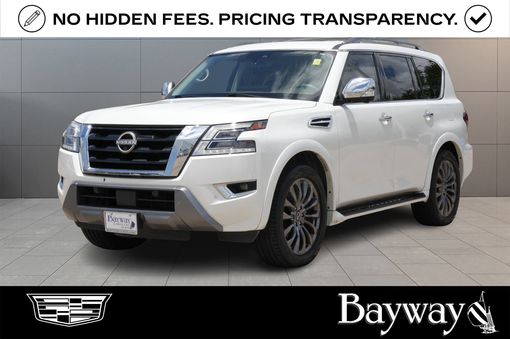 Used 2023 Nissan Armada Platinum w/ Captain's Chairs Package RWD image 1