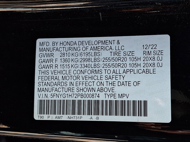 Used 2023 Honda Pilot Touring image 30