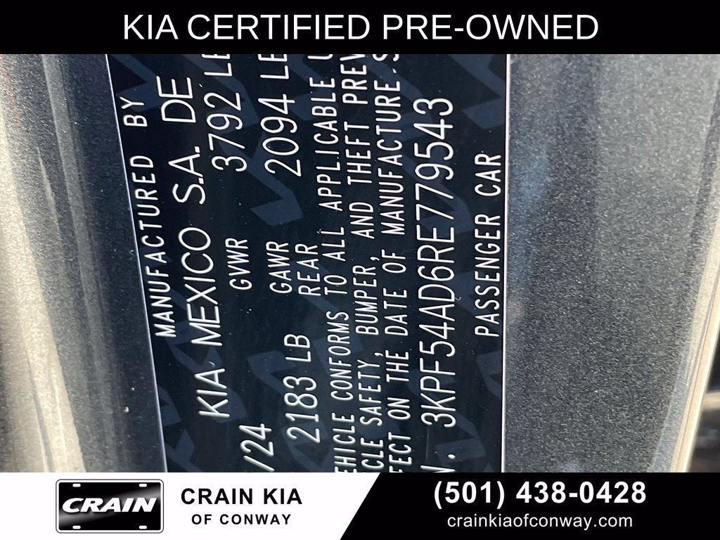 Certified 2024 Kia Forte GT-Line w/ GT-Line Premium Package FWD image 33